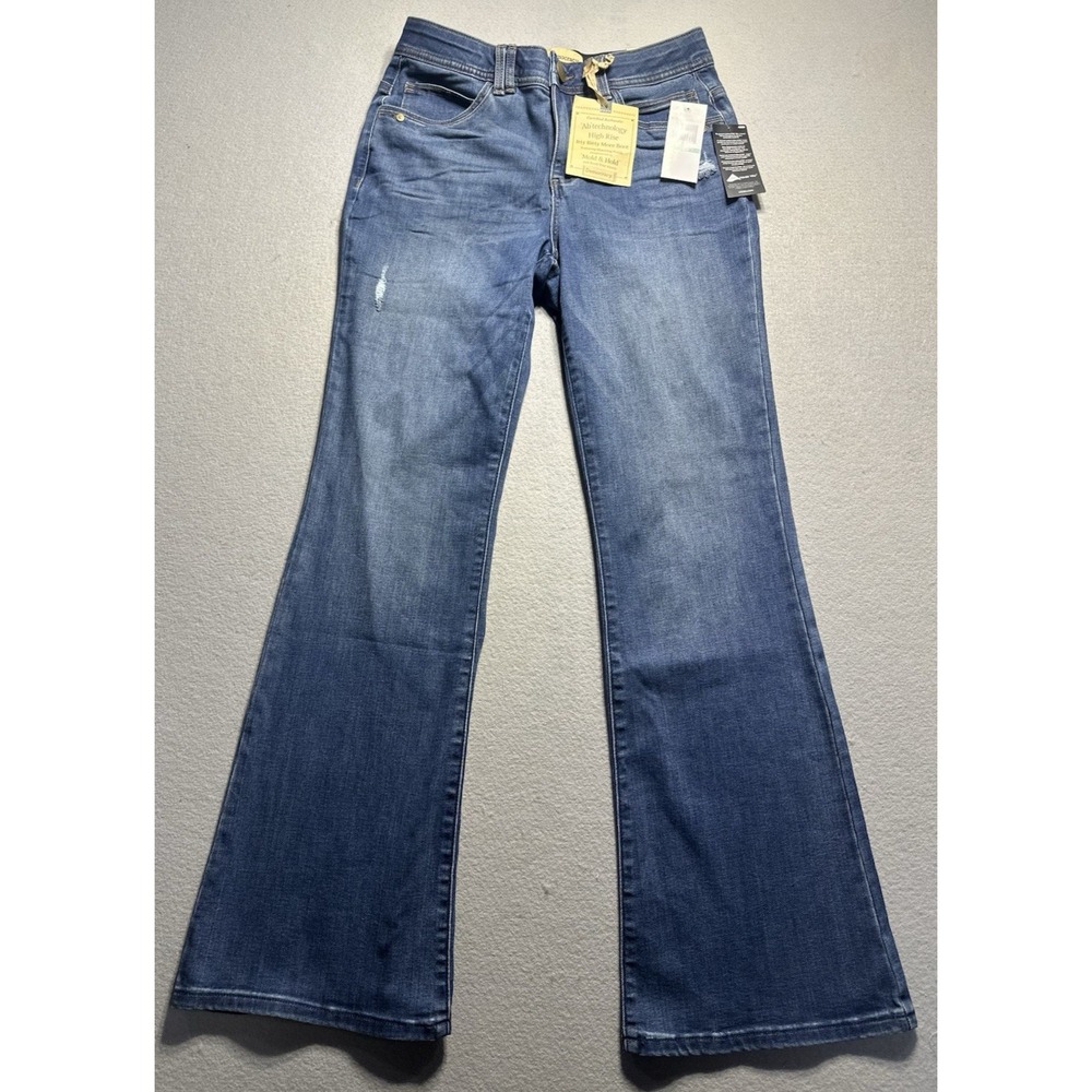 Democracy Ab-Technology Itty Bitty Boot Size 8 High Rise Booty Lift Jeans NWT